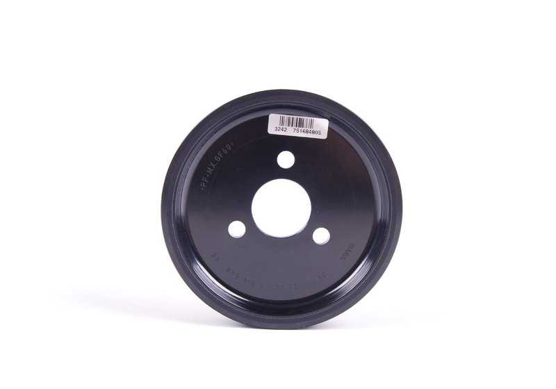 Polea de bomba de dirección OEM 32427516848 para BMW E60, E61, E63, E64, E65, E66, E83. Original BMW.