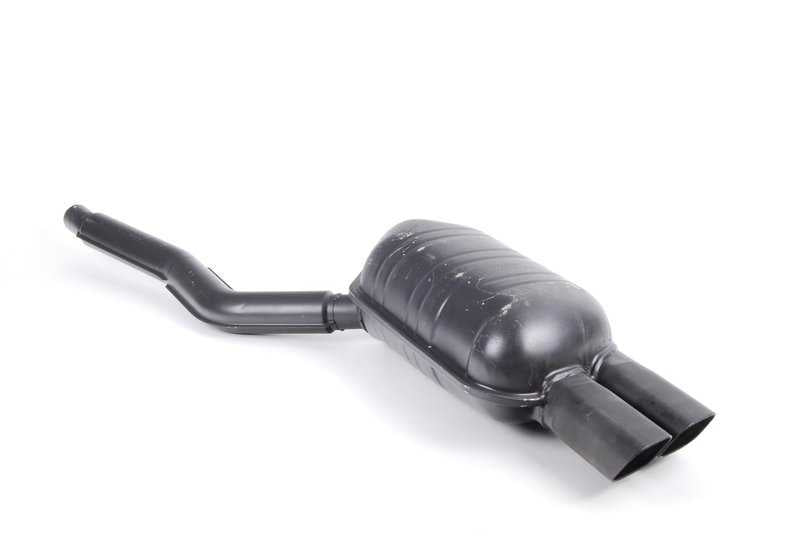 Silenciador trasero derecho OEM 18121723669 para BMW E31. Original BMW.