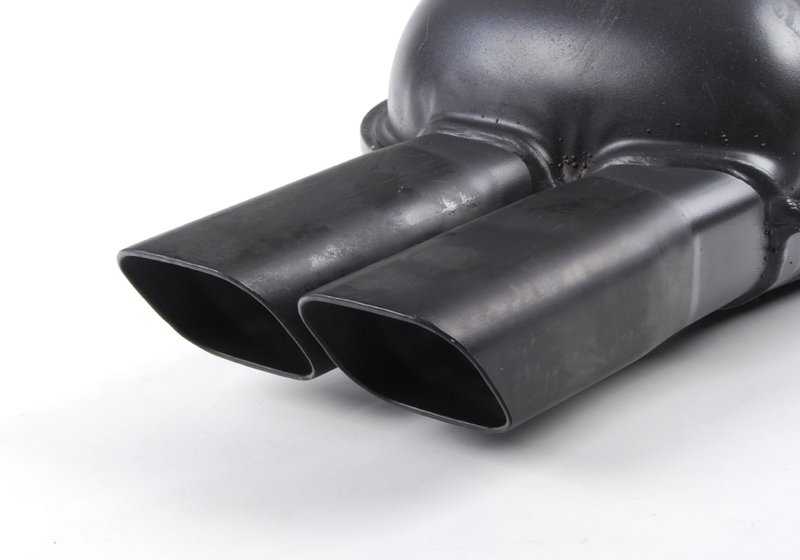 Silenciador trasero derecho OEM 18121723669 para BMW E31. Original BMW.