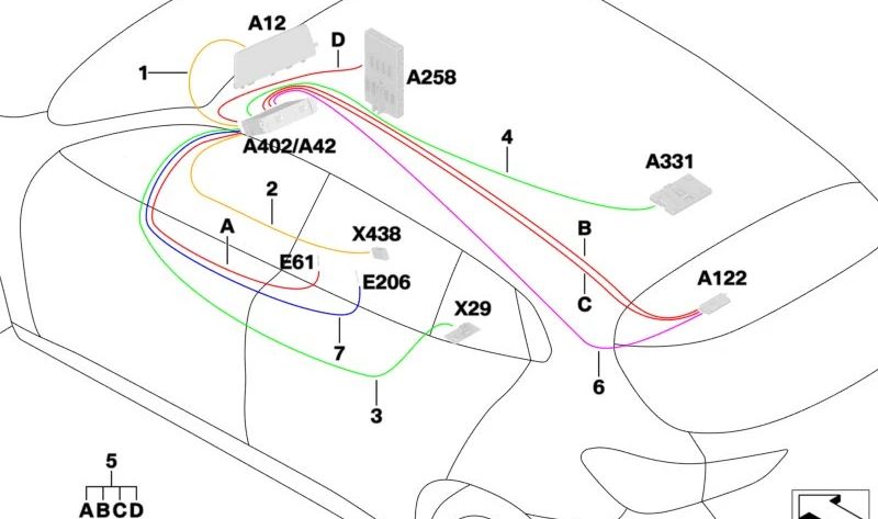 Módulo de teléfono OEM 61118797147 para BMW X2 F39. Pieza de repuesto para sistema de comunicación del vehículo. Original BMW.