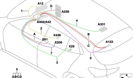 Módulo de reparación teléfono OEM 61118797145 para BMW X2 F39 (M35i, sDrive16d, sDrive18d, X2 20d). Compatible con versiones manuales y automáticas. Original BMW.