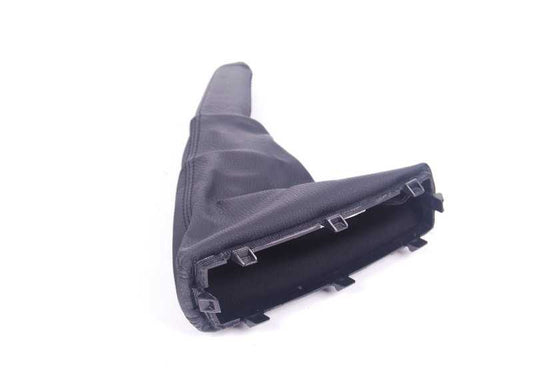 Couvercle de levier de frein à main noir OEM 3442342441 pour BMW X3 E83 (2003-2010). BMW d'origine.