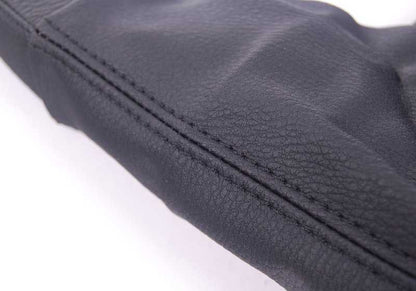 Cubierta de palanca de freno de mano negro OEM 34423424441 para BMW X3 E83 (2003-2010). Original BMW.