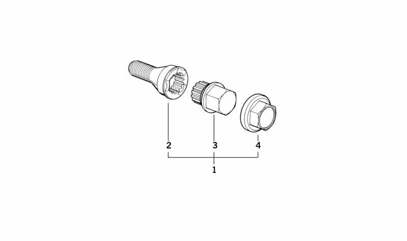 Adaptador con código OEM 36136765546 para BMW E81, E82, E87, E88, F20, F21, F22, F23, E30, E36, E46, E90, E91, E92, E93, F30, F31, F34, F35, F32, F33, F36, E34, E39, E60, E61, F07, F10, F11, F18, E63, E64, F06, F12, F13, E32, E38, E65, E66, F01, F02
