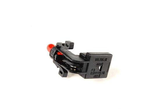 Portalámparas con bombilla tipo codo OEM 61138366593 para BMW E36, E39, E38. Original BMW.