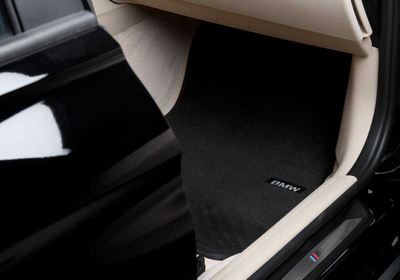 Alfombrillas de tela OEM 51472293352 para BMW F30, F31, F34, F35, F80. Original BMW.