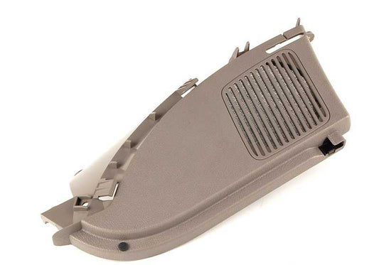 Moldura lateral izquierda Sandgrau OEM 51438189201 para BMW Serie 3 E36 (316i, 318i). Original BMW.