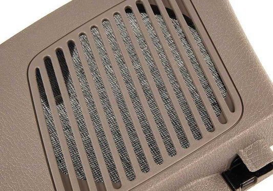 Moldura lateral izquierda Sandgrau OEM 51438189201 para BMW Serie 3 E36 (316i, 318i). Original BMW.