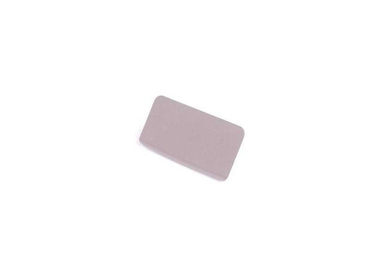 Tapa embellecedora base del asiento OEM 52108130793 para BMW E36. Pieza original BMW. Ideal para cubrir y proteger la estructura del asiento delantero.
