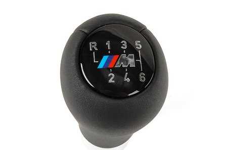 Pomo de cambio deportivo M OEM 25117896886 para BMW E46, E60, E61, E63, E64, X3 F25, X4 F26. Original BMW.
