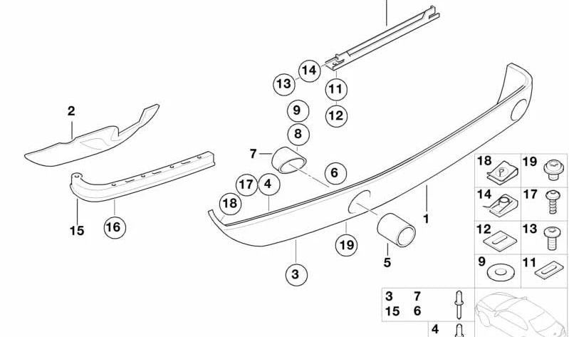 Torxschraube mit Waschmaschine OEM 07146986927 für BMW E36, E93, E63, E64, E70, E71, E72, E89, E52 und Mini R52. Original BMW und Mini -Stück. Ideal für Körper- und Innenausstattung.