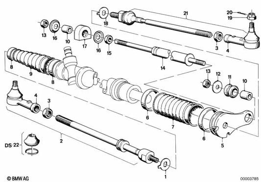 Barra de Gerenciamento do BMW E21 (OEM 3211115241). BMW original