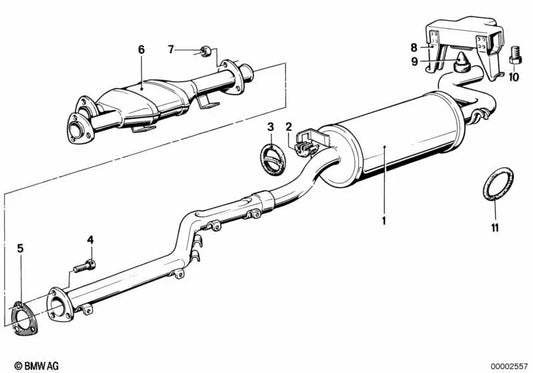 Soporte para BMW Serie 5 E12 (OEM 18211109115). Original BMW
