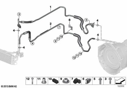 Linienunterstützung für BMW 3 E90 -Serie, E90N, E92, E92N, E93, E93N (OEM 1722283752). Original BMW