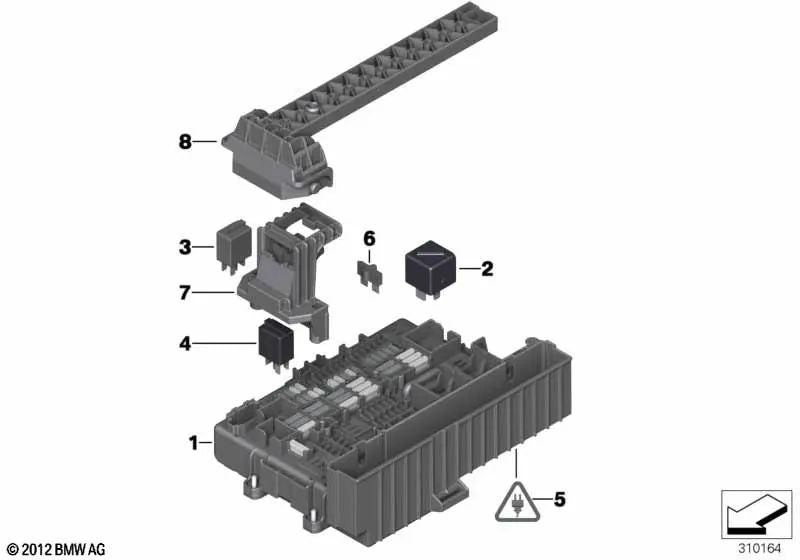 Adaptador para BMW Z4 E89 (OEM 61149154968). Original BMW