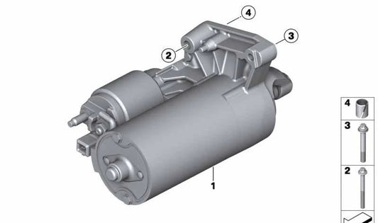 Casquillo de centrado OEM 12417526227 para MINI R55, R56, R57, R58, R59, R60, R61 y BMW F20, F21, F30, F31. Original MINI y BMW.