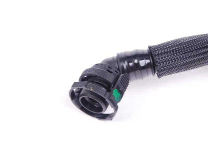 Tubo de ventilación del motor OEM 11157575641 para BMW F07, F10, F11, F12, F13, F01, F02, F04, E70N, E71, E72 (cilindros 5 a 8). Original BMW.