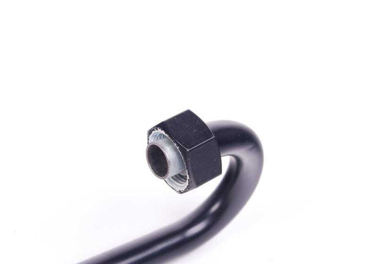 Tubo de aceite de radiador OEM 17211719193 para BMW E30. Conduce el aceite al radiador del motor. Original BMW.