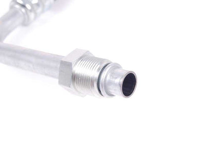 Tubo de aceite de radiador OEM 17211719193 para BMW E30. Conduce el aceite al radiador del motor. Original BMW.