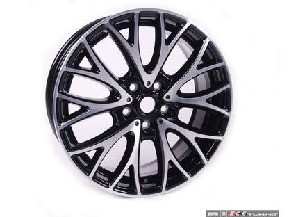 Cerchio in lega 19" 7.5Jx19 ET52 nero lucido JCW Cross Spoke R134 OEM 36116854451 per MINI Countryman R60, MINI Paceman R61. Originale MINI.