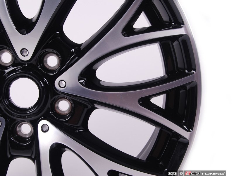 Cerchio in lega 19" 7.5Jx19 ET52 nero lucido JCW Cross Spoke R134 OEM 36116854451 per MINI Countryman R60, MINI Paceman R61. Originale MINI.