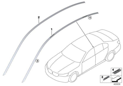 Presilla (51137357283) Para Bmw F90 G30 G31 G11 G12. Original Recambios