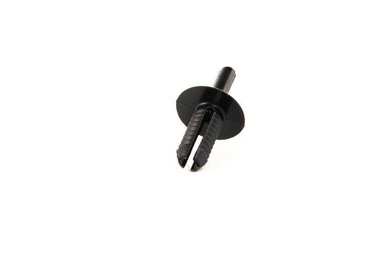 Clip de sujeción OEM 51717007296 para BMW Z4 E85, Z4 E86 y Z8 E52. Pieza plástica original usada en molduras, maletero y pasos de rueda. Fácil de buscar como "clip plástico carrocería BMW". Original BMW.