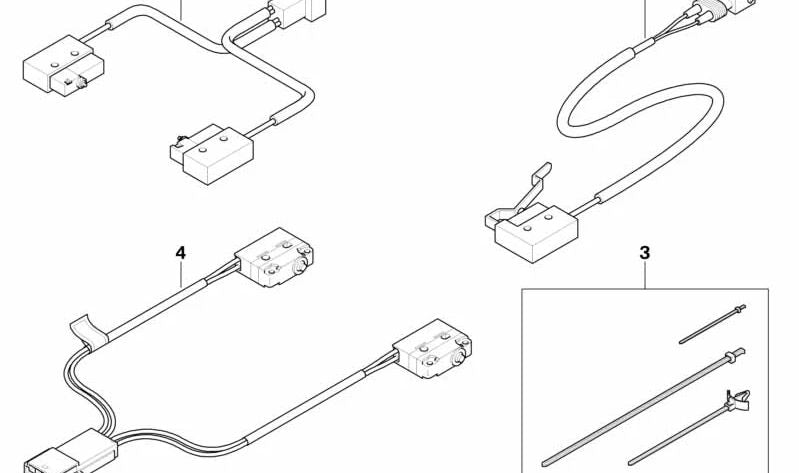 Les mariées pour BMW Bad pour la série BMW 3 E36 (OEM 61319071231). BMW d'origine.
