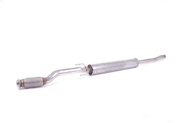 Silencioso delantero (Vorschalldämpfer) OEM 18308608933 para MINI R55, R56, R57, R58, R59. Original MINI. Compatible con versiones One, Cooper, Cooper S y JCW según motorización.
