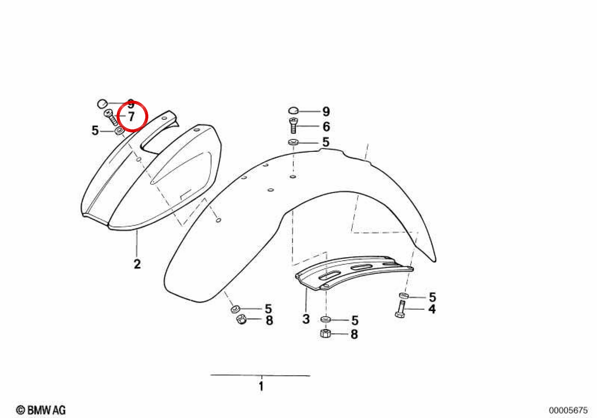 Vite OEM 46612315376 per BMW E81, E82, E87, E88, E90, E91, E92, E93, E63, E64, E89. BMW originale.
