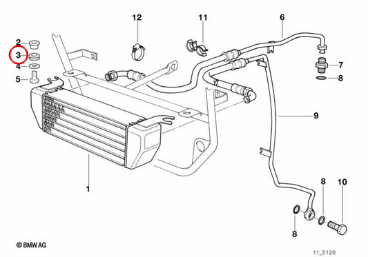 Copri serbatoio lato destro OEM 46631451277 per moto BMW R1200GS, R1250GS, F850GS... e altro ancora. BMW Motorrad originale.