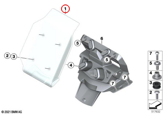 Parabrezza Style OEM 46631540011 per moto BMW CE 04 (K07) dal 11/2021. Originale BMW Motorrad.