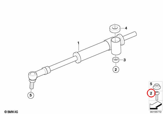 Tornillo cabeza cilíndrica M8X30 OEM 46717677464 para BMW Motorrad R1200S, HP2 Sport. Original BMW Motorrad.