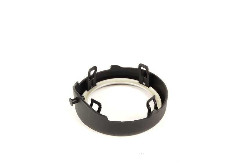 Embellecedor interior maneta puerta izquierda plata OEM 51412753337 para MINI R55, R56, R57, R58, R59, F56, F57. Original MINI.