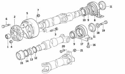 Arandela dentada OEM 26111209285 para BMW E30, E28, E34, E24, E23. Original BMW.