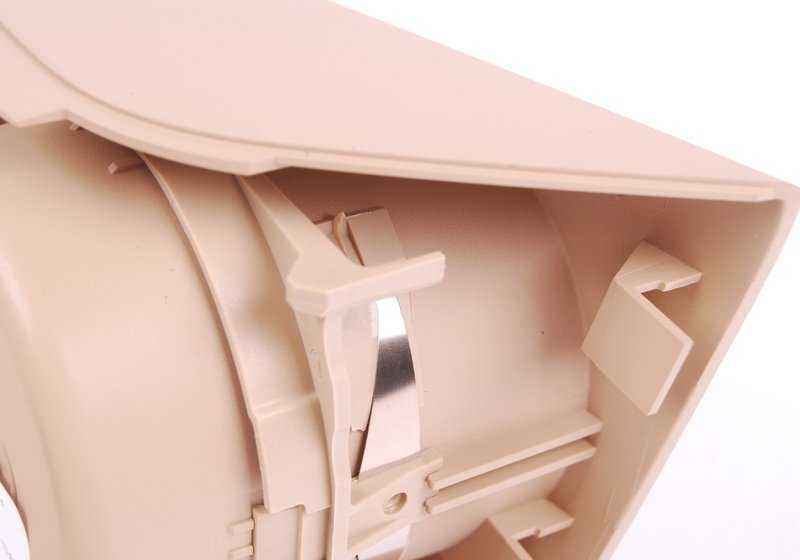 Portavasos central sandbeige OEM 51163404802 para BMW X3 E83, E83N. Original BMW.