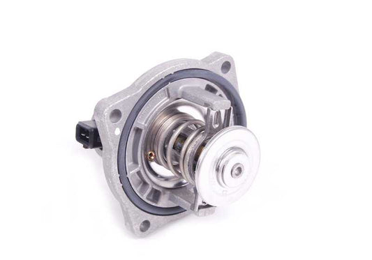 Termostato con control electrónico OEM 11531436386 para BMW E39, E38, E53, Z8 (modelos con control térmico avanzado). Original BMW.