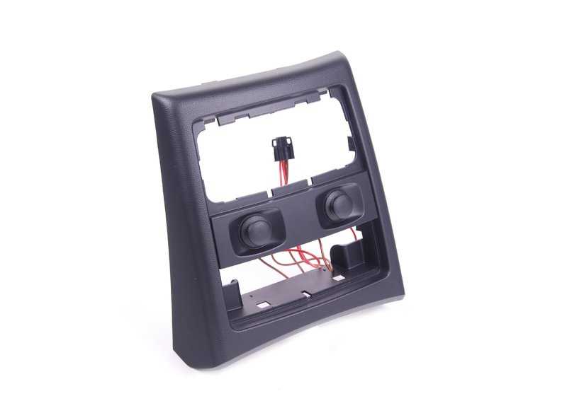 Embellecedor trasero negro OEM 51167150155 para BMW Serie 3 E90 y E91 (316d, 316i). Compatible con modelos fabricados entre 2008 y 2011. Original BMW.