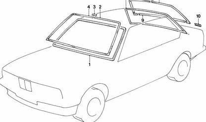 Manguera guardapolvo OEM 51311839363 para BMW E24. Original BMW.