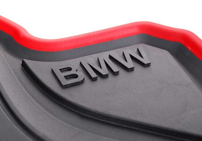 Alfombrillas de goma para todo clima OEM 51472219803 para BMW F30, F31, F80, F36. Juego trasero. Original BMW.
