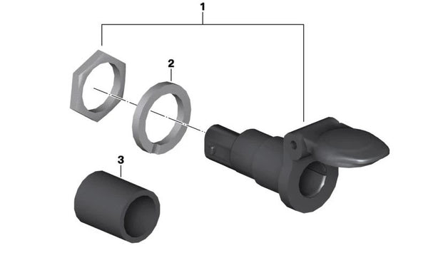 Protector contra salpicaduras OEM 61219480142 para BMW Motorrad C 400 GT (CK08) y C 400 X (CK09). Compatible con modelos desde 2018 hasta 2024. Original BMW Motorrad.