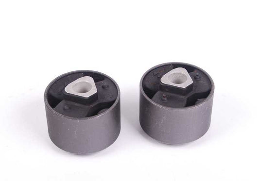 Blocchi silenziosi di gomma OEM 31129058818 per BMW E28 520i, 524d, 524 TD, 525E. Parti di ricambio BMW originali. Ideale per supporti per sospensioni o telaio anteriore.