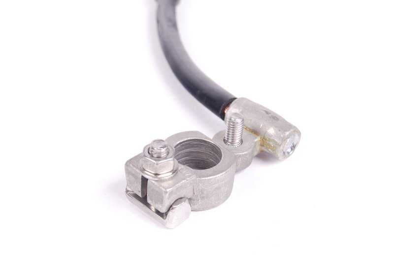 Cable negativo de batería OEM 65128401356 para BMW (E36, Z3). Original BMW.
