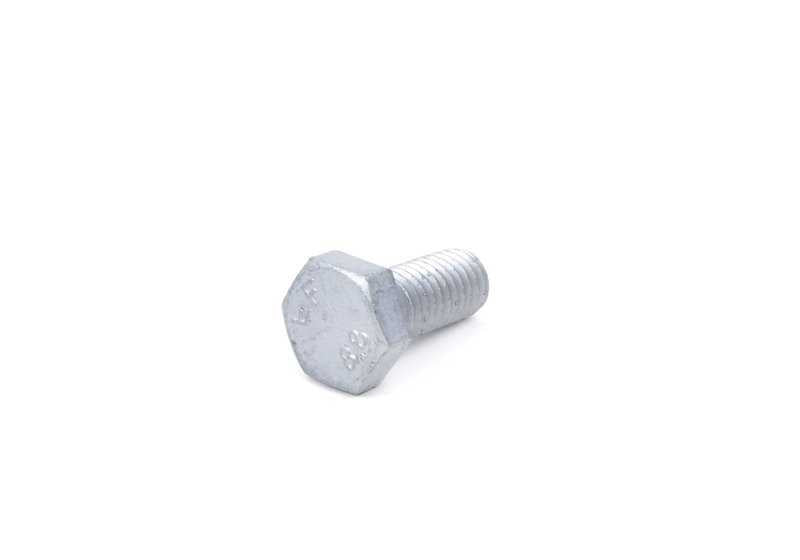 Tornillo hexagonal OEM 07119913627 para BMW E30, E36, E28, E24, E23. Pieza de fijación M8x18 usada en escape, suspensión y dirección. Original BMW.
