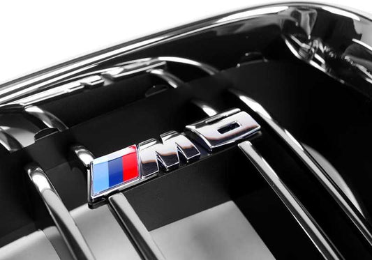 Rejilla decorativa frontal izquierda OEM 51138057213 para BMW F06 (M6). Original BMW.