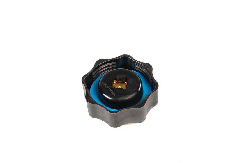 Tapa de cierre radiador OEM 17107515499 para MINI R50, R52, R53. Compatible con One, Cooper, Cooper S, JCW. Original MINI.