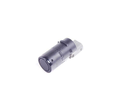 Sensor de aparcamiento (PDC) negro carbono OEM 66207964087 para BMW E39, E60, E61, E83. Original BMW.