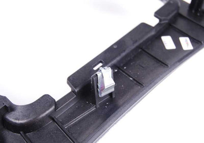 Embellecedor consola central aluminio OEM 51169145141 para BMW E90, E90N, E91, E91N, E92, E92N. Repuesto original BMW.