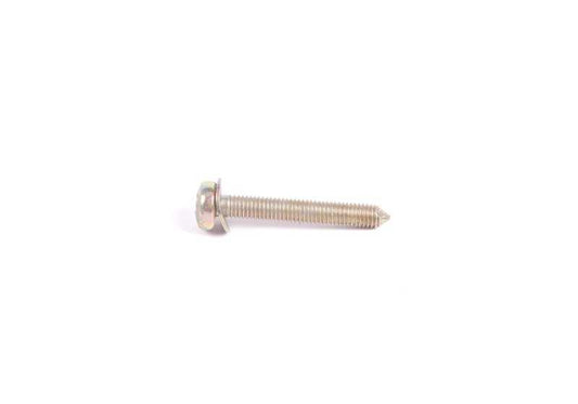 BMW Lens Screw 3 E30, 5 E28 Series, E34, 6 E24 Series, 7 E32 Series (OEM 07119906833). BMW d'origine