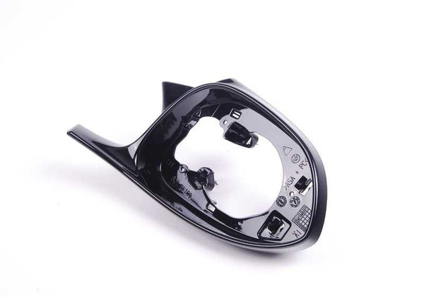 Aro embellecedor negro brillante izquierdo OEM 51168045025 para BMW E92, E93. Original BMW.